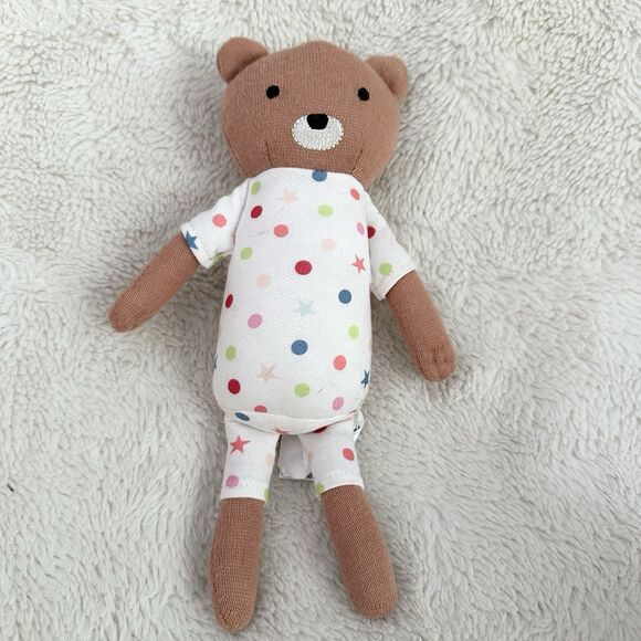 Target Pillowfort Bear Mini Plush Polka Dot Stuffed Animal Toy No Sleeping Bag - Picture 1 of 4